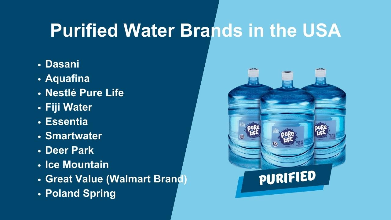 purified water brands in the usa
